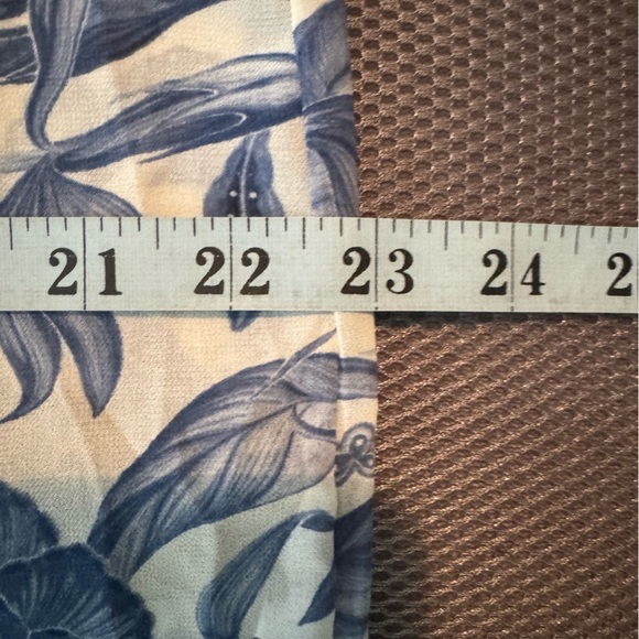 H&M 2 Piece Floral Pant Set Size 10 Blue & White - Picture 11 of 16